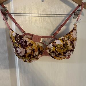 Jessica Simpson Multicolor Patterned Bra